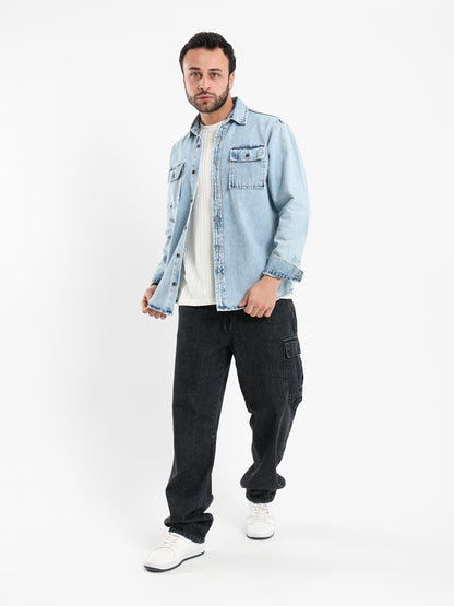 Jogger Jeans Tapered Fit with Cuffed Hem