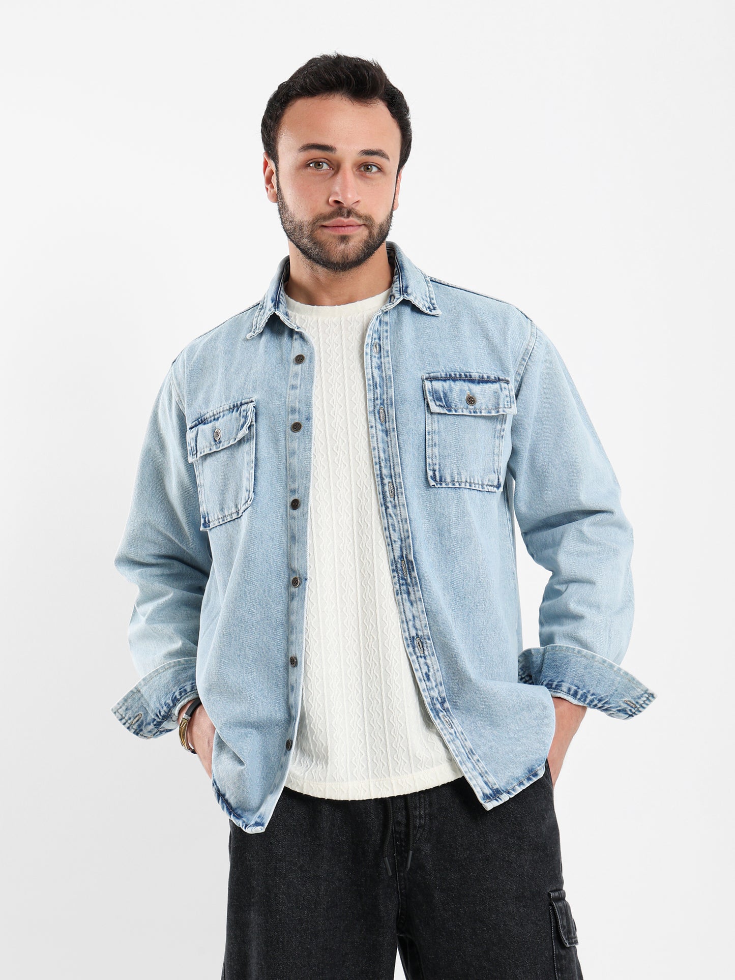 Basic Long-Sleeve Shirt - Outlet