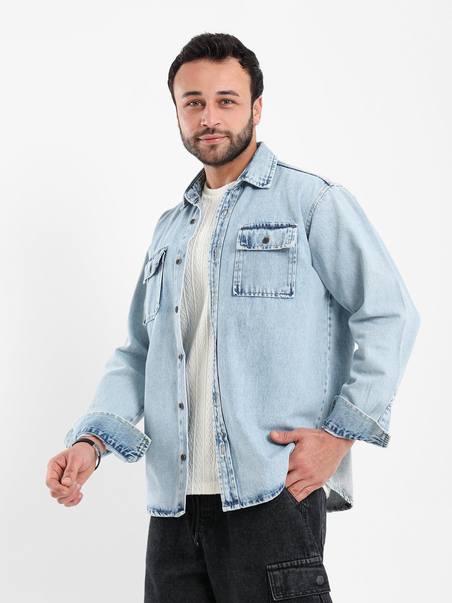 Basic Long-Sleeve Shirt - Outlet