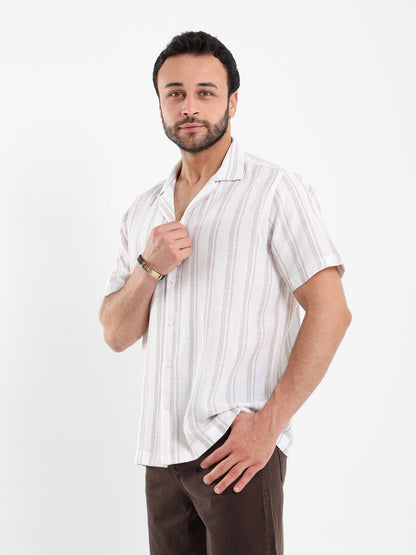 Striped Short Sleeve Shirt