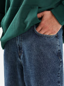 Relaxed Fit Straight Leg Jeans