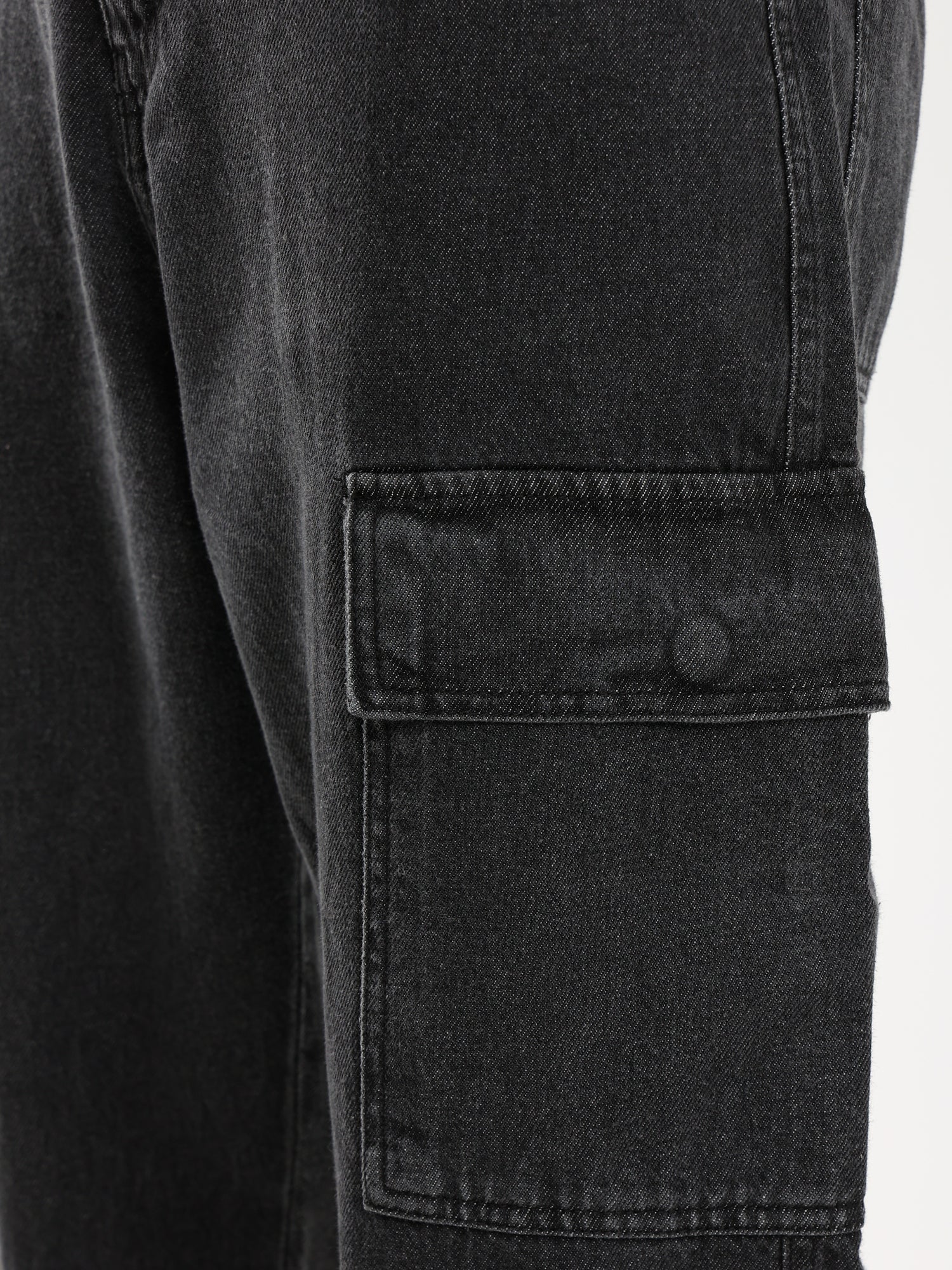 Dark Wash Cargo Jeans