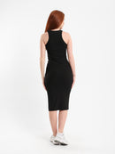 Ribbed Halter Midi Dress