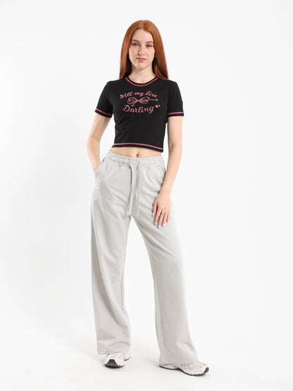 Fitted Cropped Tee