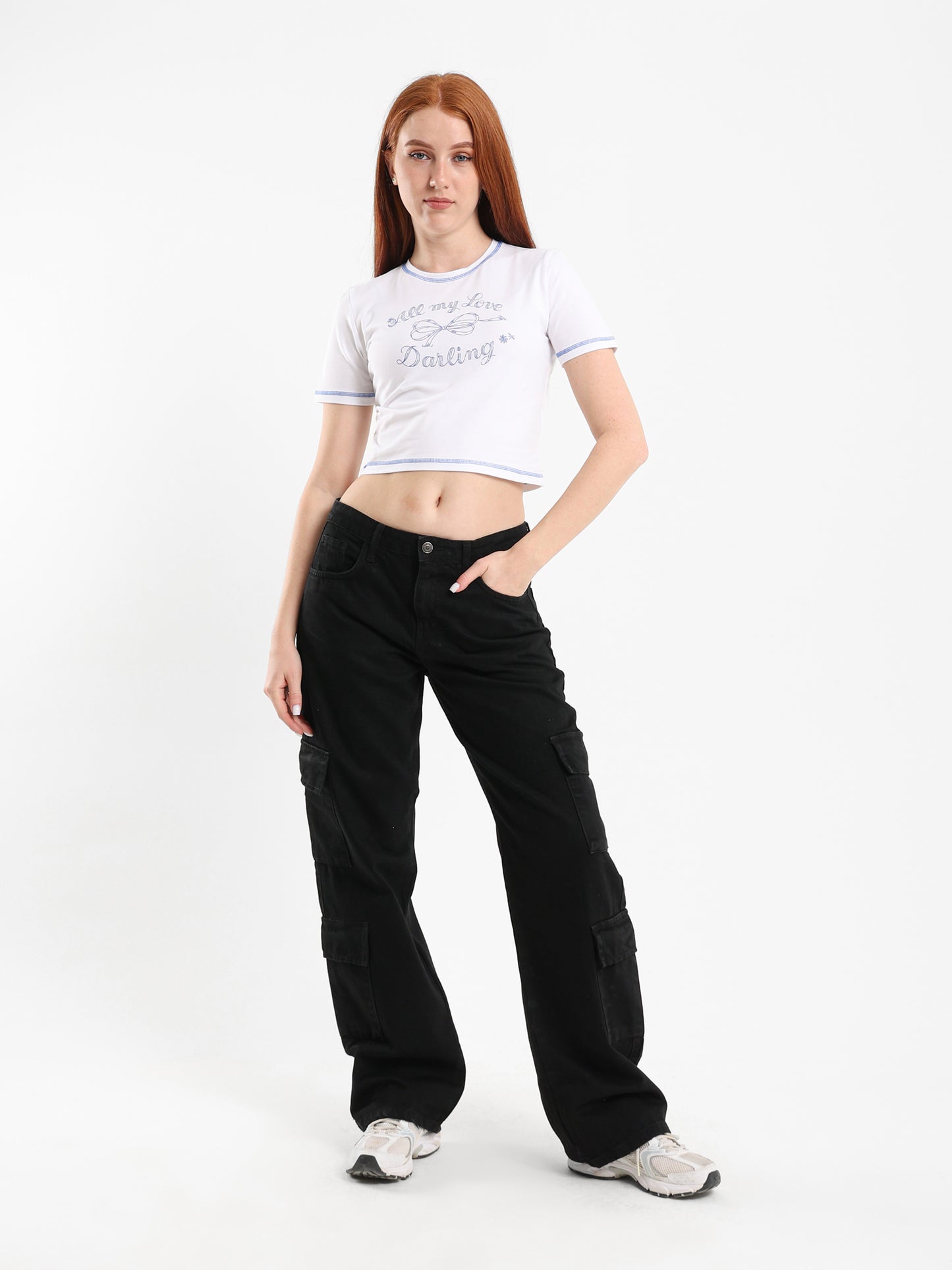 Cargo Denim Pants