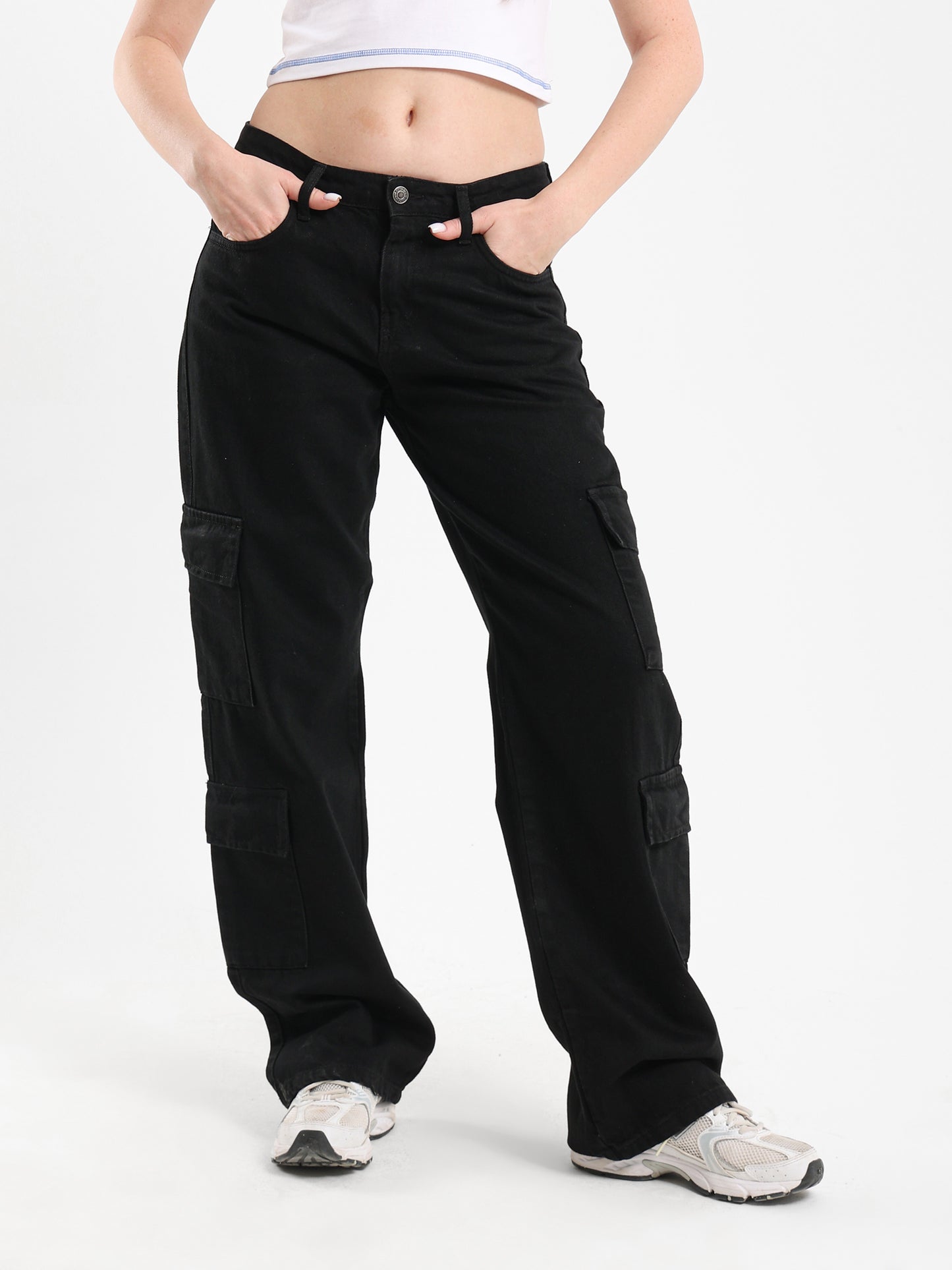 Cargo Denim Pants