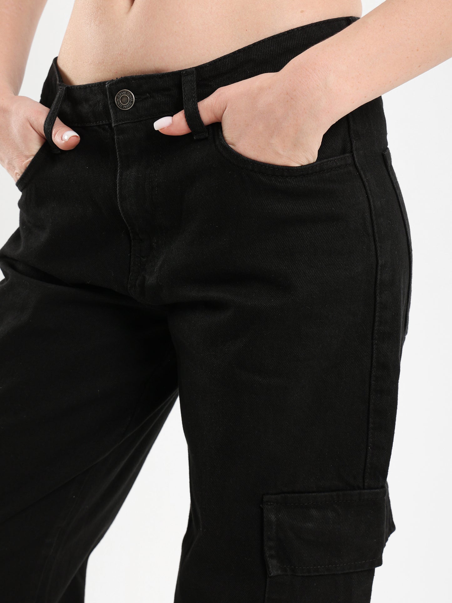 Cargo Denim Pants