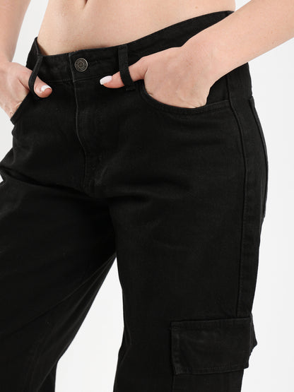 Cargo Denim Pants