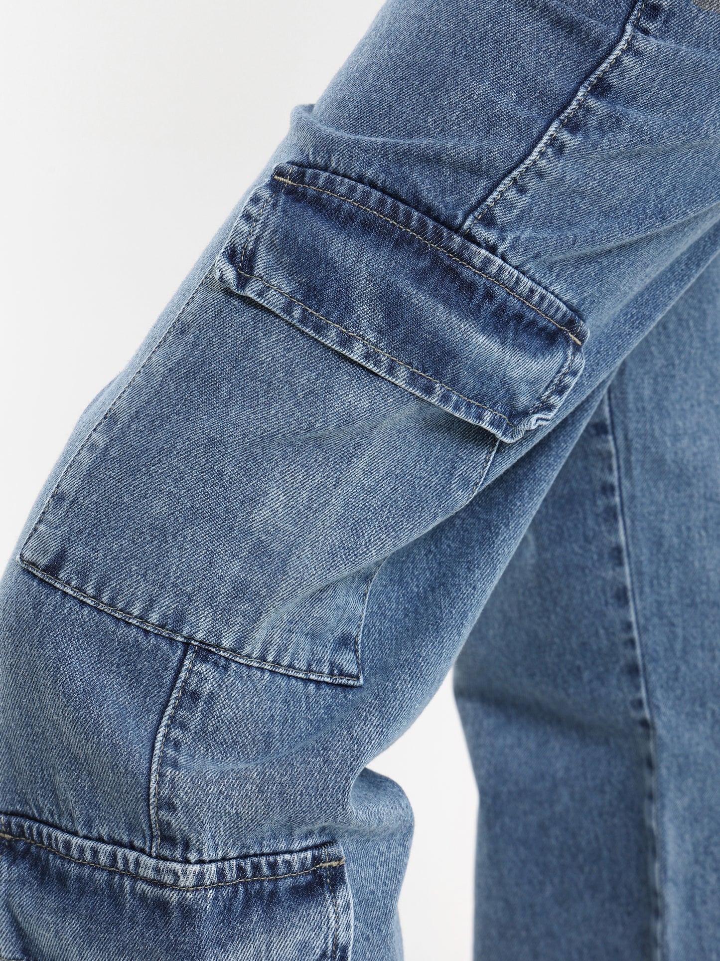 Cargo Denim Pants