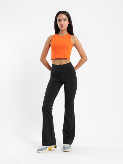 Cropped Halter Neck Top