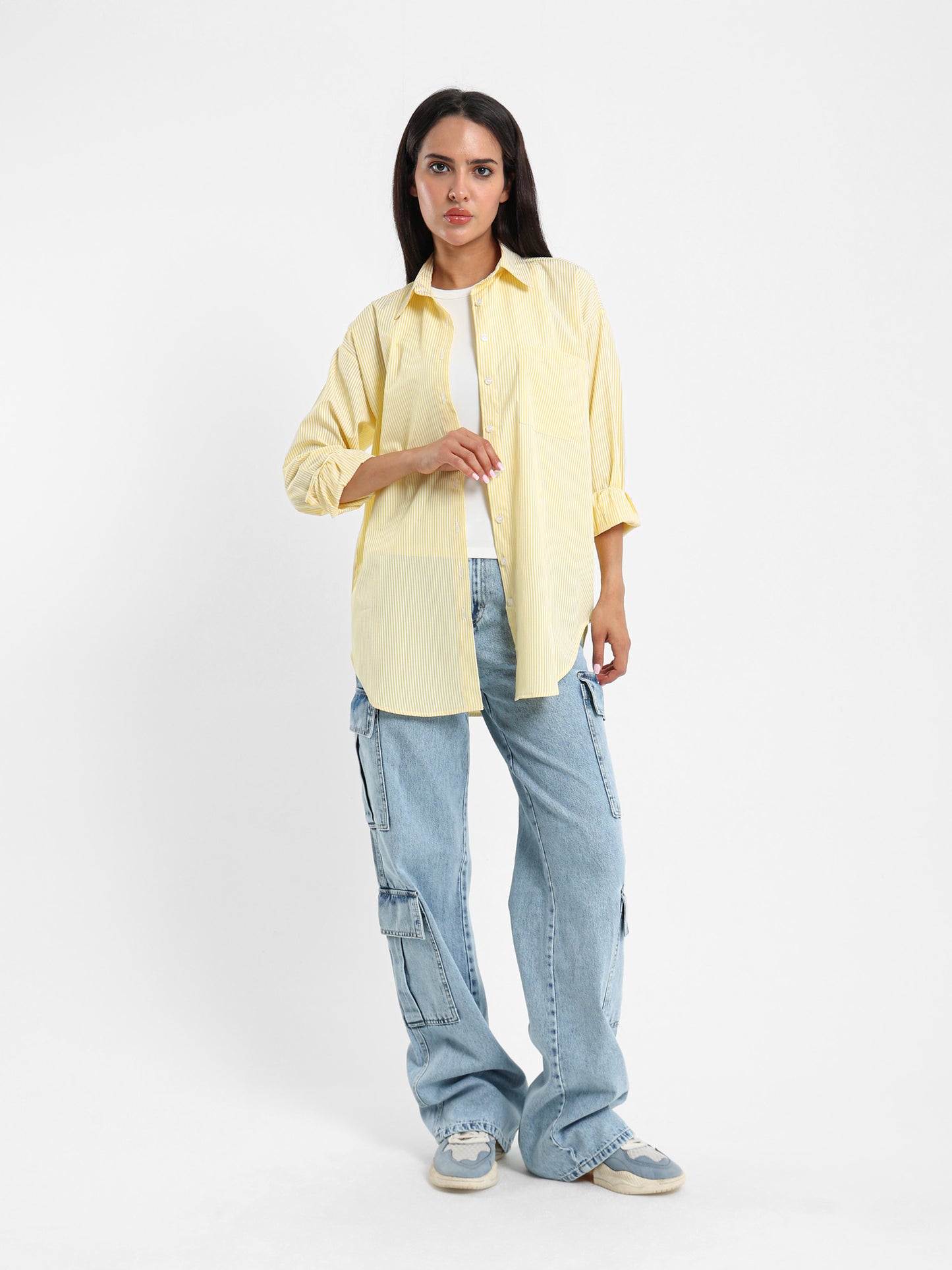 Oversized Striped Shirt