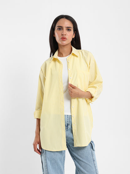 Oversized Striped Shirt