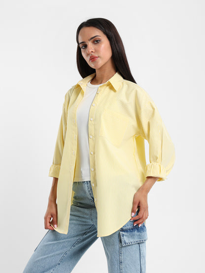 Oversized Striped Shirt