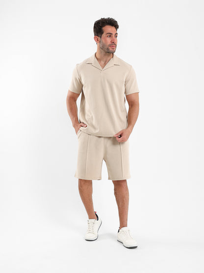 Front Pleated Shorts