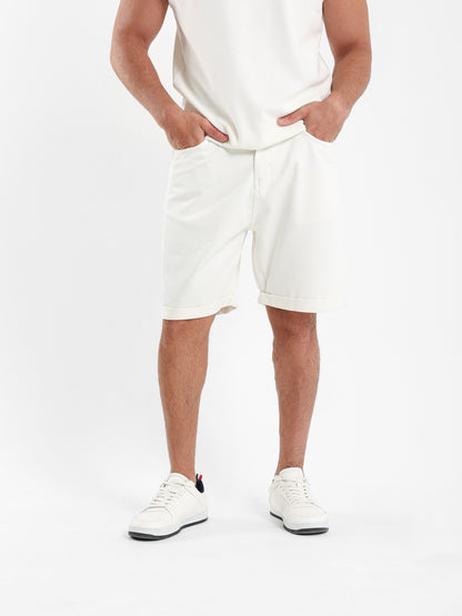 Regular Fit Denim Shorts