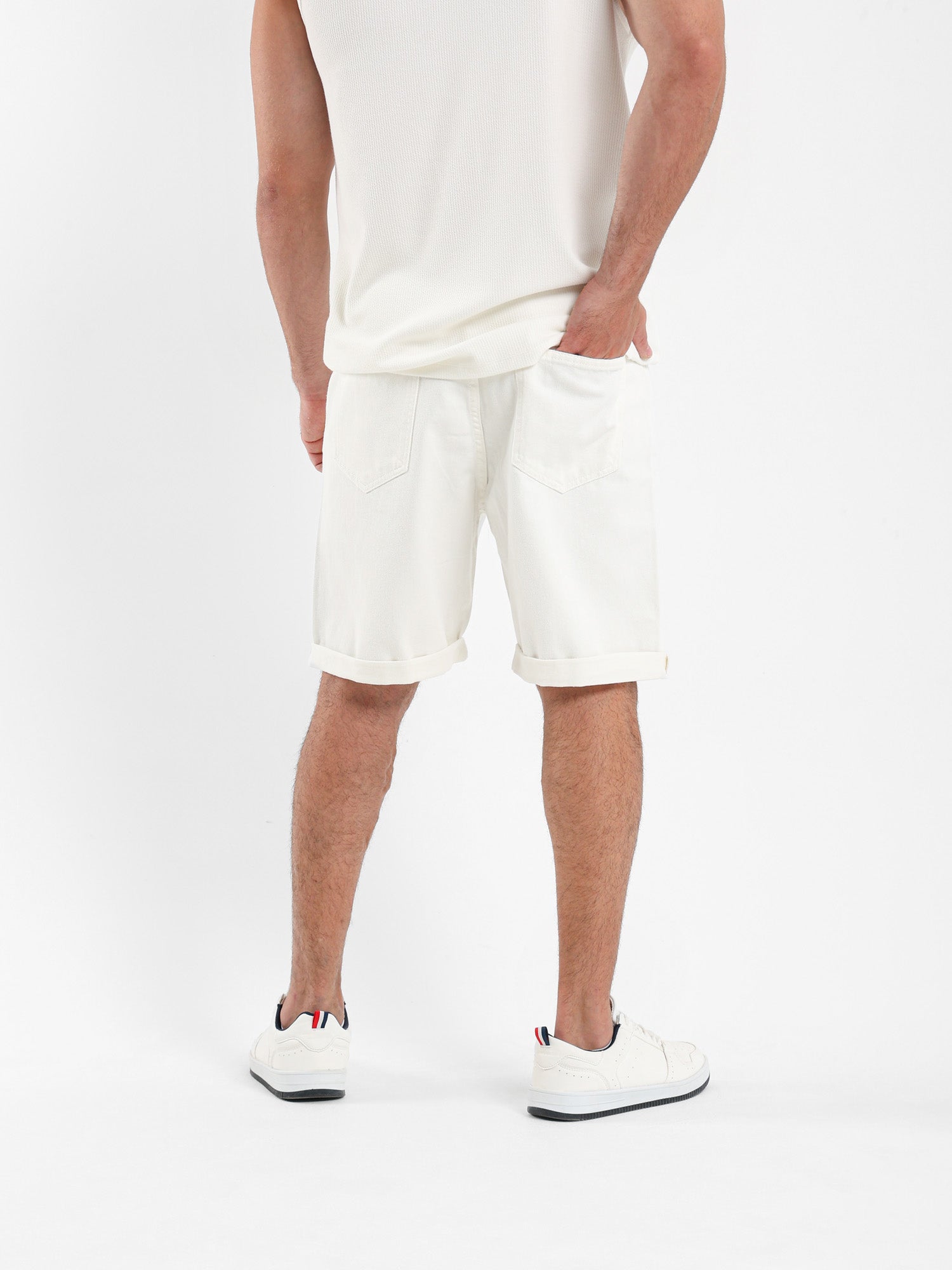 Regular Fit Denim Shorts