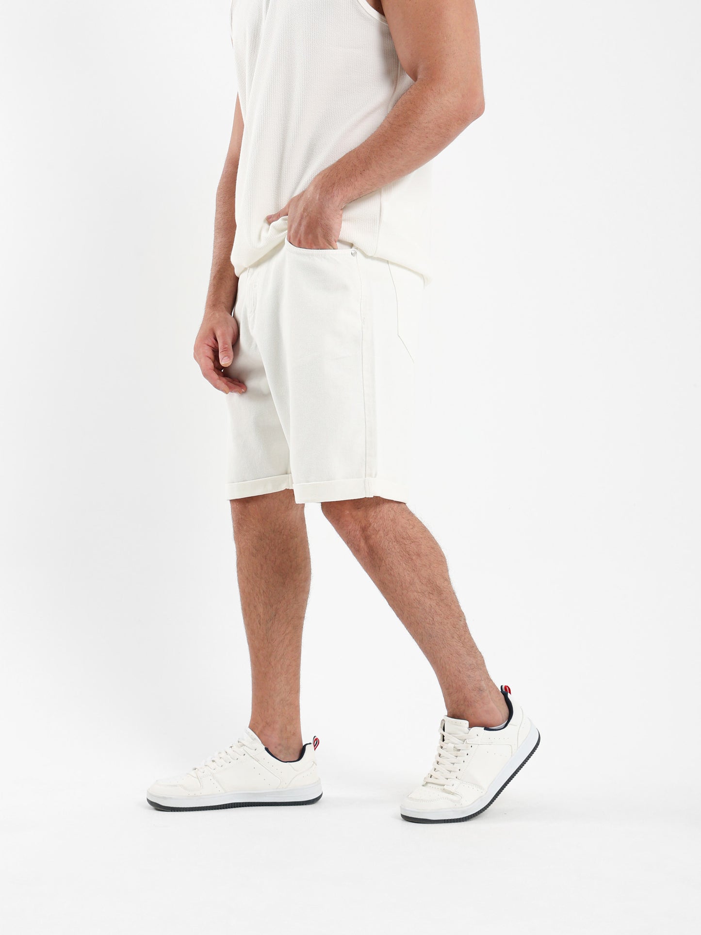 Regular Fit Denim Shorts