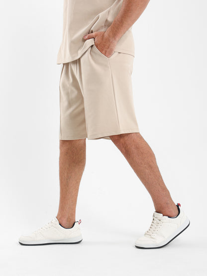 Front Pleated Shorts