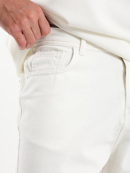 Regular Fit Denim Shorts