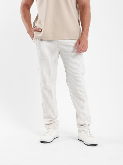 Striped Relaxed Fit Pants