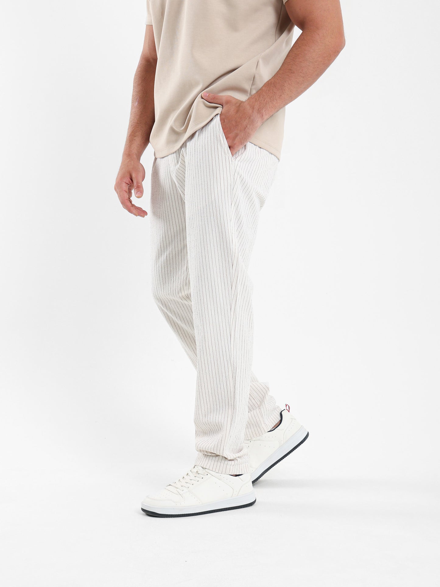 Striped Relaxed Fit Pants