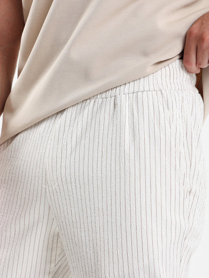 Striped Relaxed Fit Pants