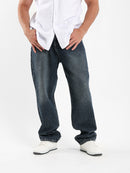Dirty Wash Baggy Fit Jeans