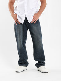 Dirty Wash Baggy Fit Jeans