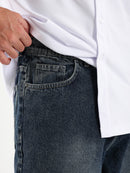 Dirty Wash Baggy Fit Jeans