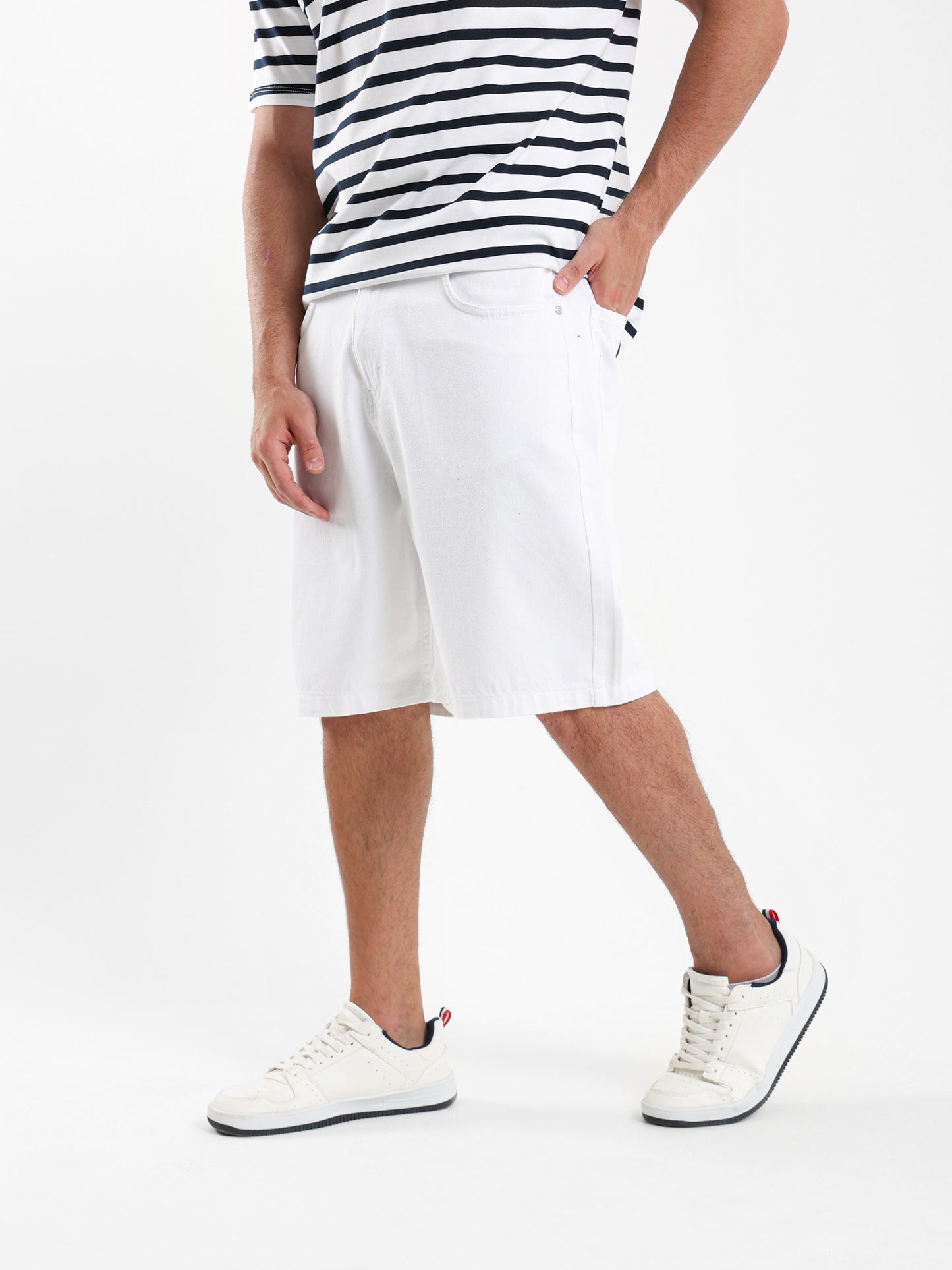 Regular Fit Denim Shorts