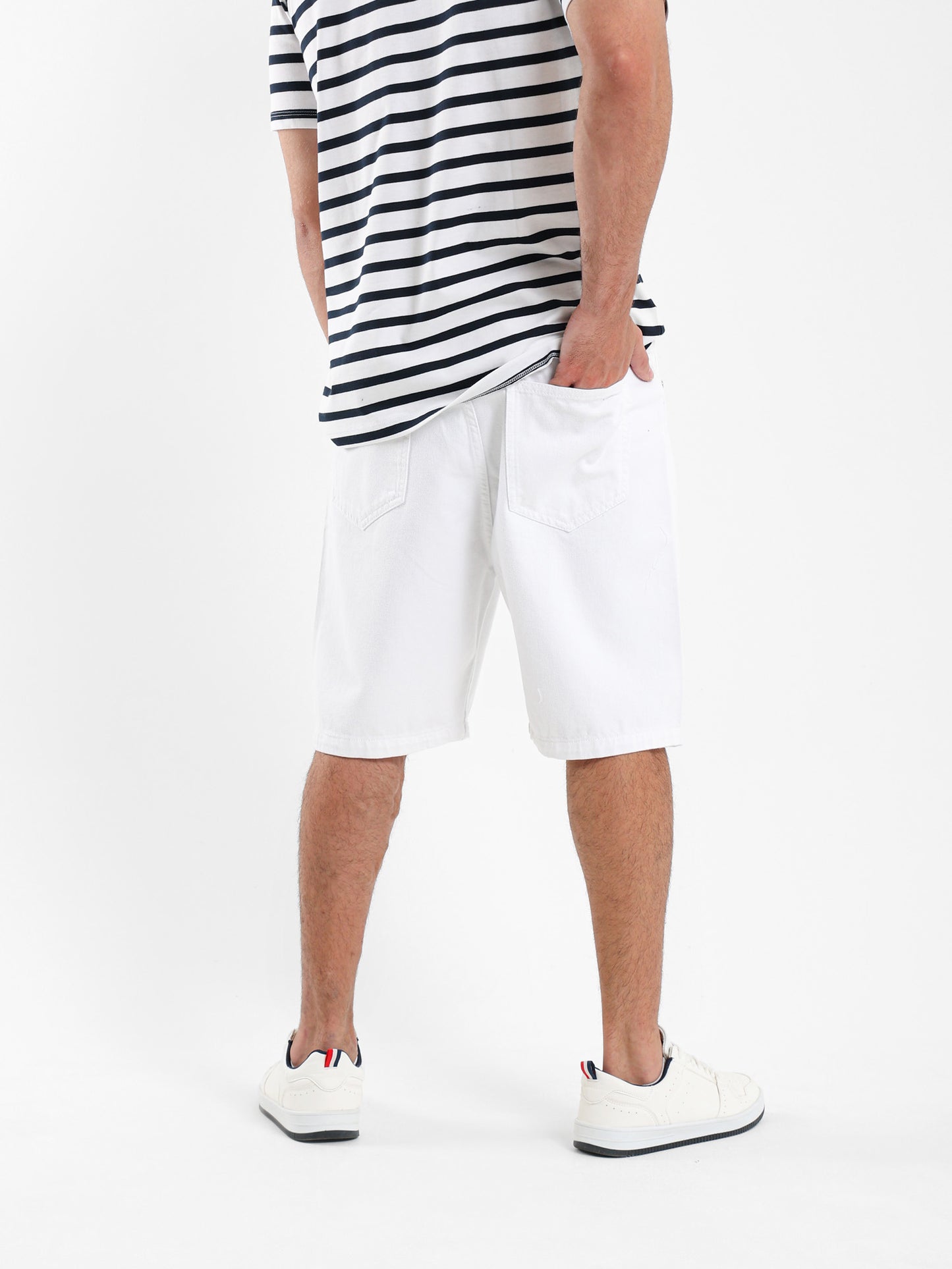 Regular Fit Denim Shorts