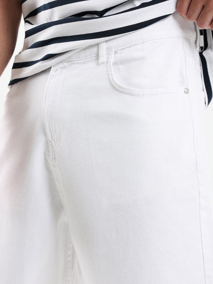 Regular Fit Denim Shorts