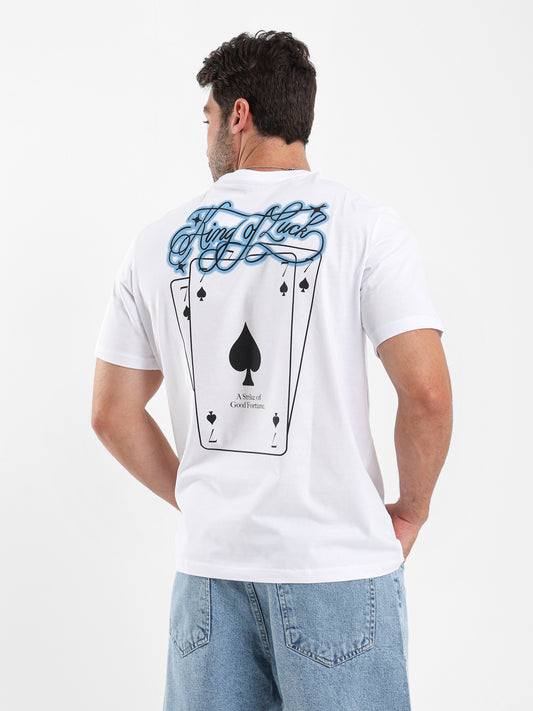 Kind of Luch Back Printed T-Shirt