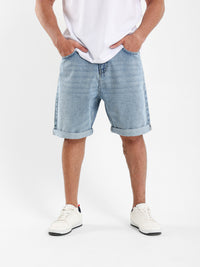 Regular Fit Denim Shorts
