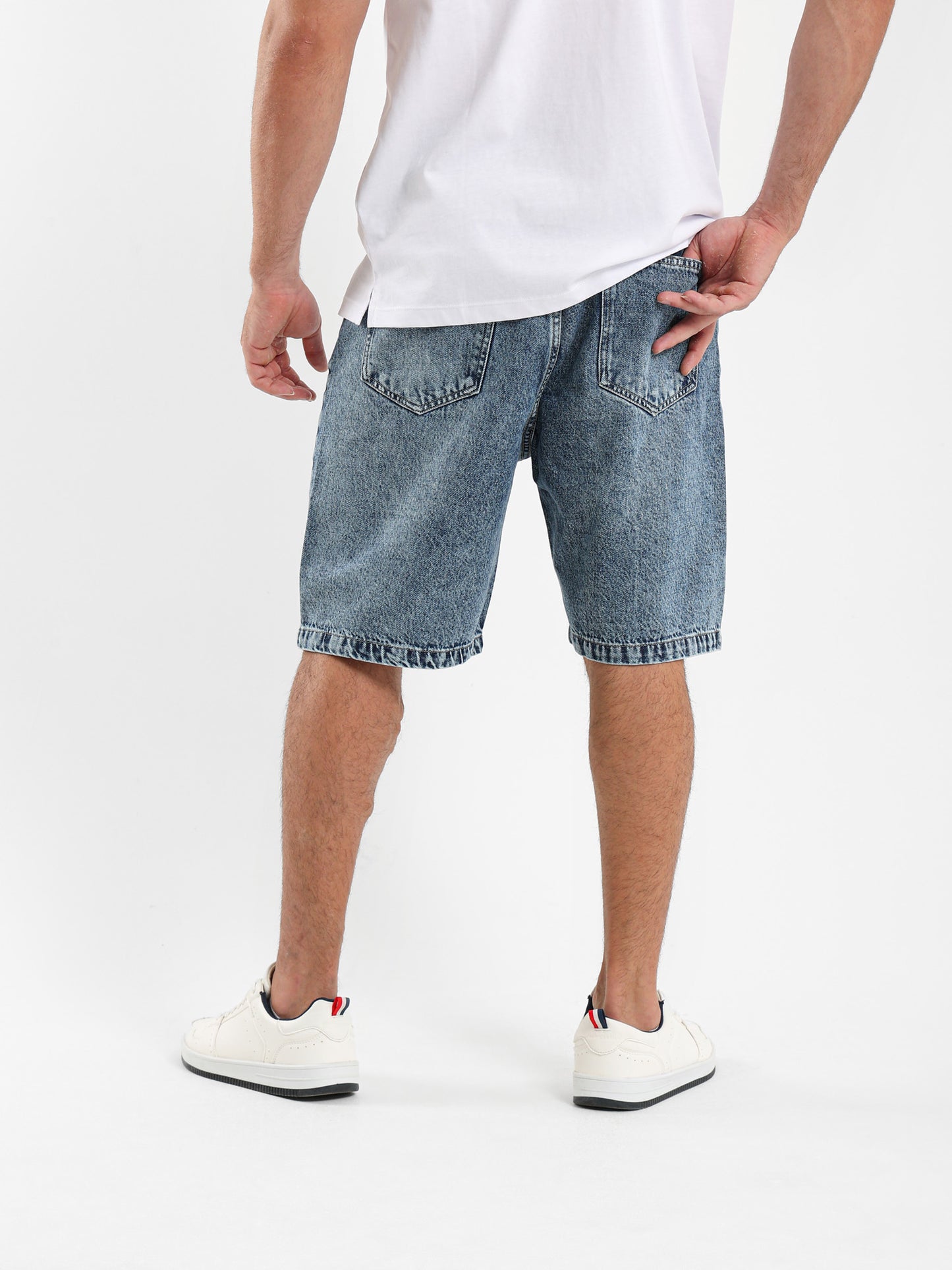 Regular Fit Denim Shorts