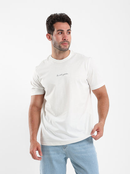Printed Round Neck T-Shirt