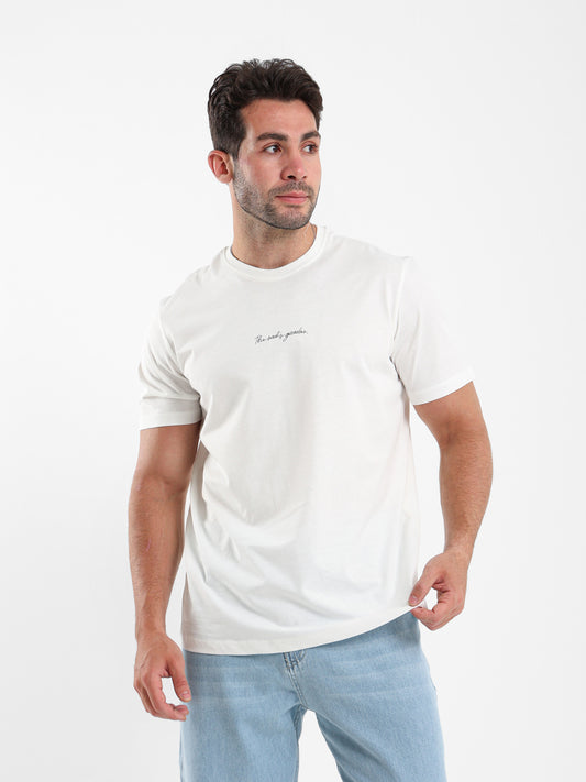Printed Round Neck T-Shirt