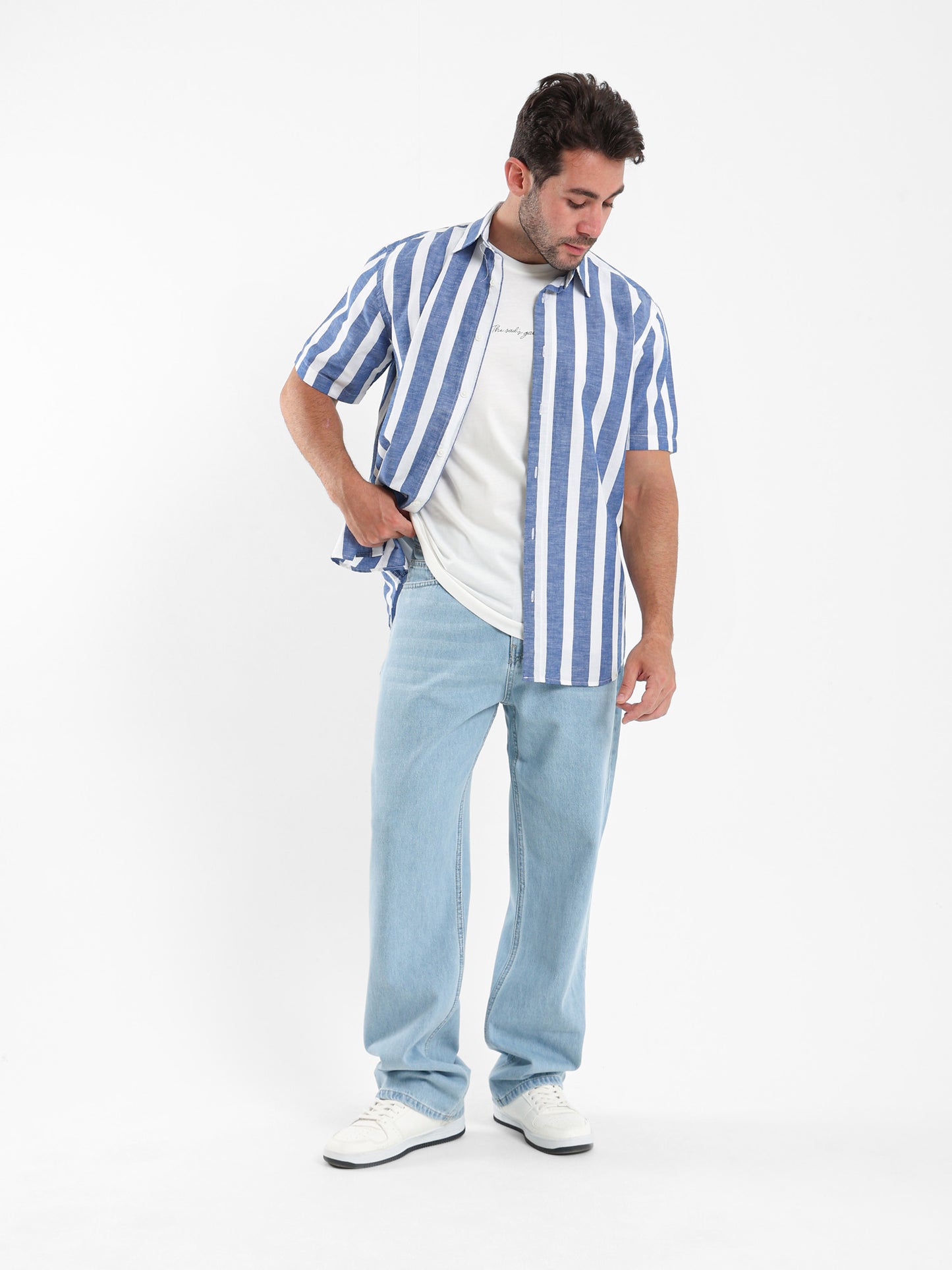 Wide Striped Shirt