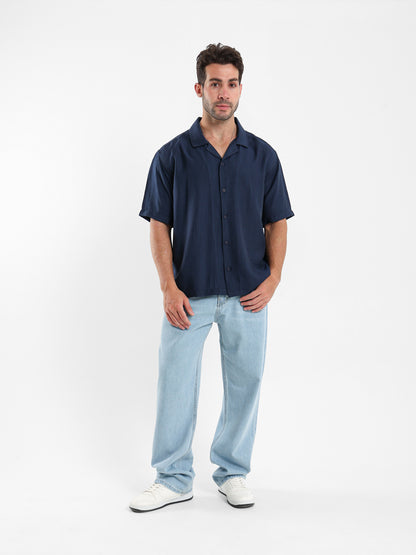 Textured Half Sleeves Shirt