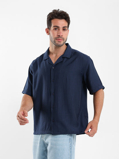 Textured Half Sleeves Shirt