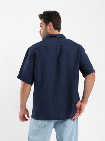 Textured Half Sleeves Shirt