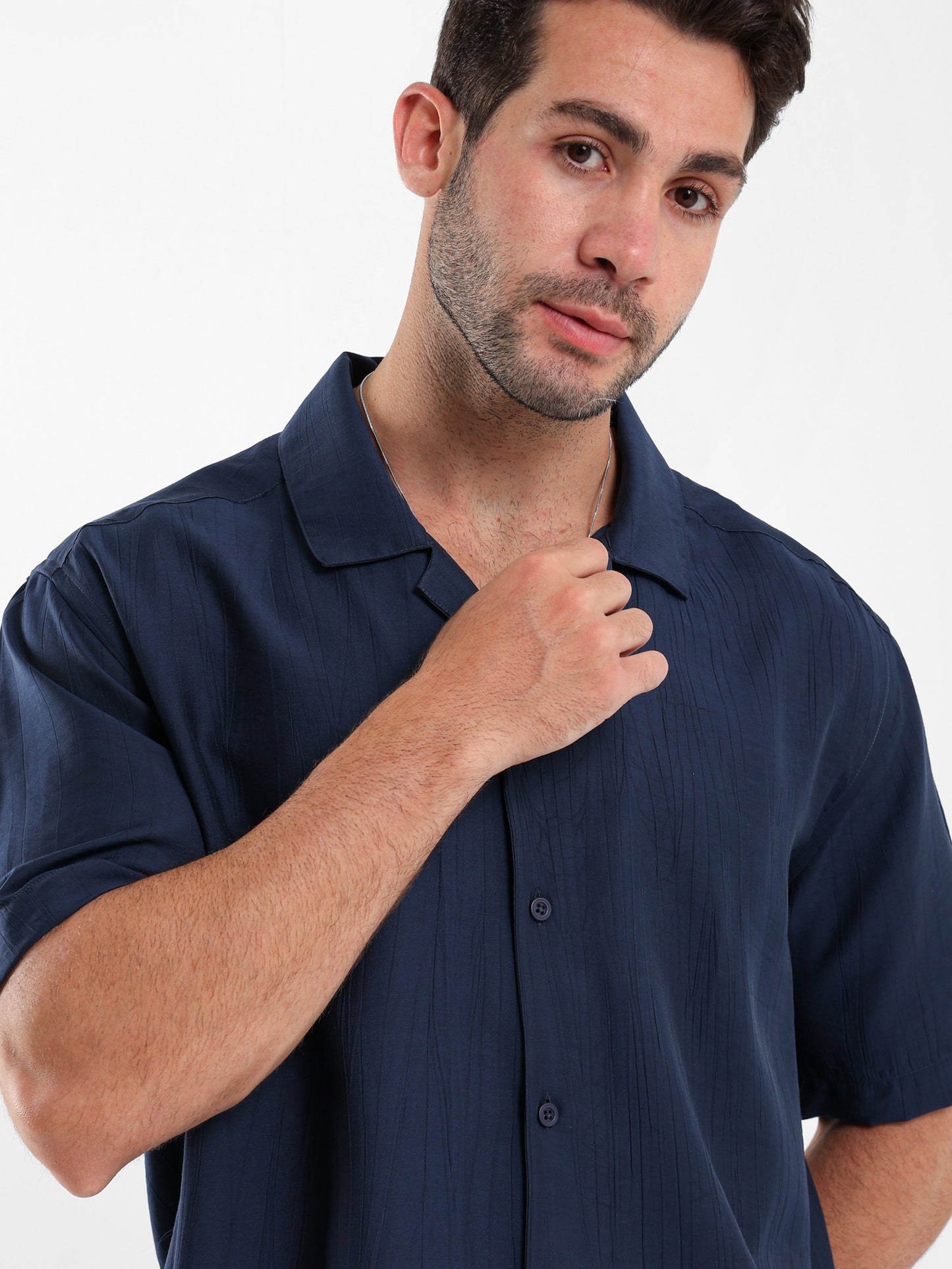 Textured Half Sleeves Shirt
