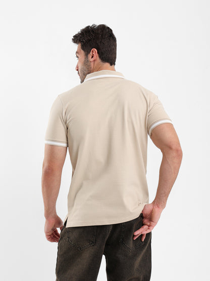 Contrast Trim Polo Shirt