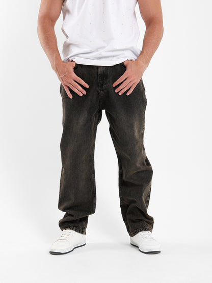Dirty Wash Baggy Fit Jeans