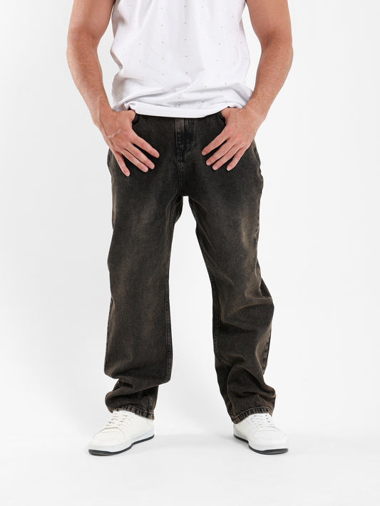 Dirty Wash Baggy Fit Jeans