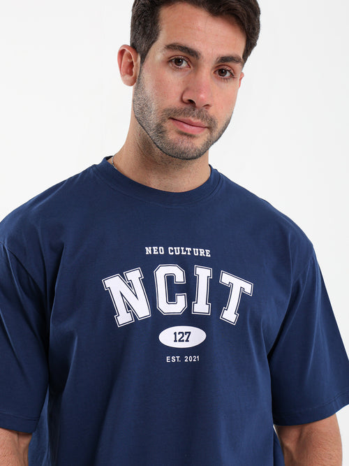 تيشيرت NCIT بطباعة أمامية