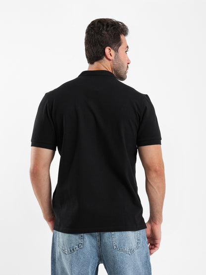 Grandad Collar Polo Shirt
